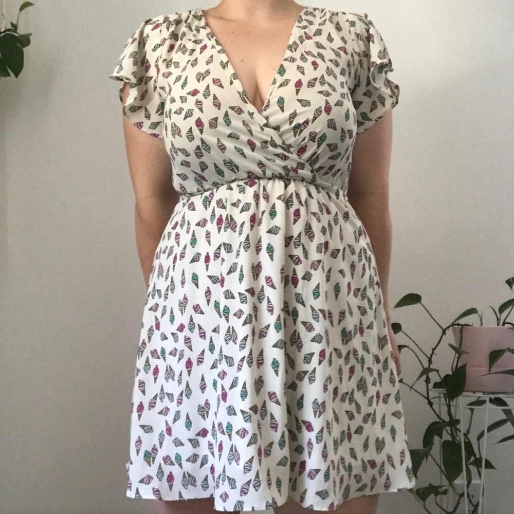Backless swing dress